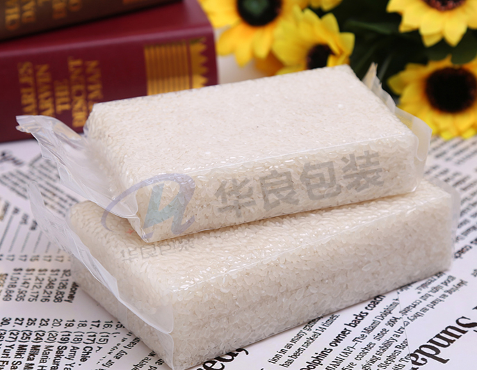 真空米磚袋，透明包裝袋